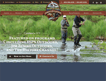 Tablet Screenshot of larsenbaylodge.com